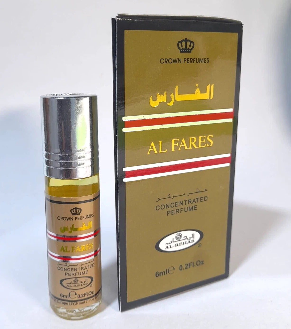 Al Fares 6ml Roll On Perfume Oil By Al Rehab Unisex Arabic HALAL Fragrance