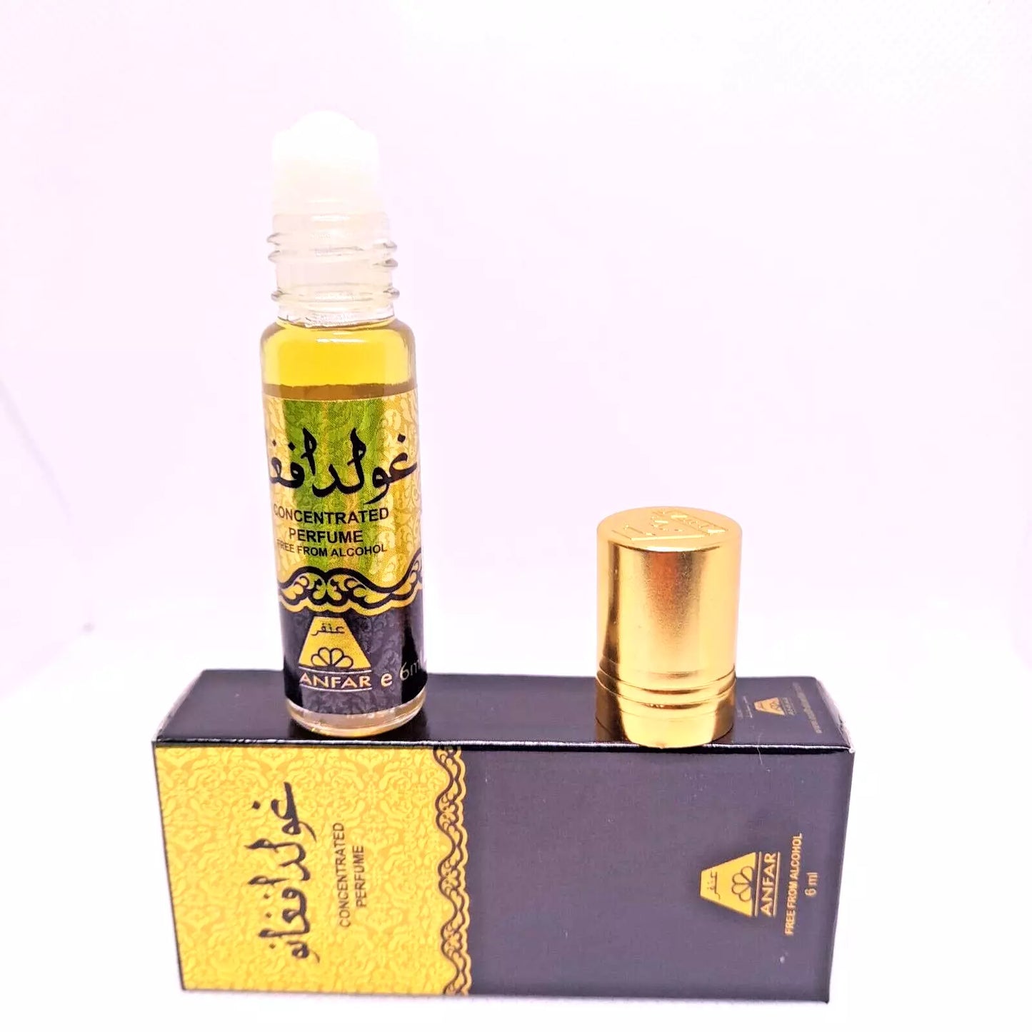 Gold Afghano Concentrated Perfume Oil Attar Roll On Free From Alcohol