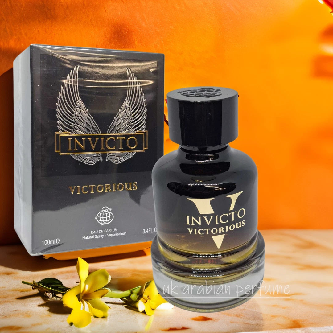Fragrance World INVICTO VICTORIOUS Eau De Parfum 100ml Natural Spray Men Scent