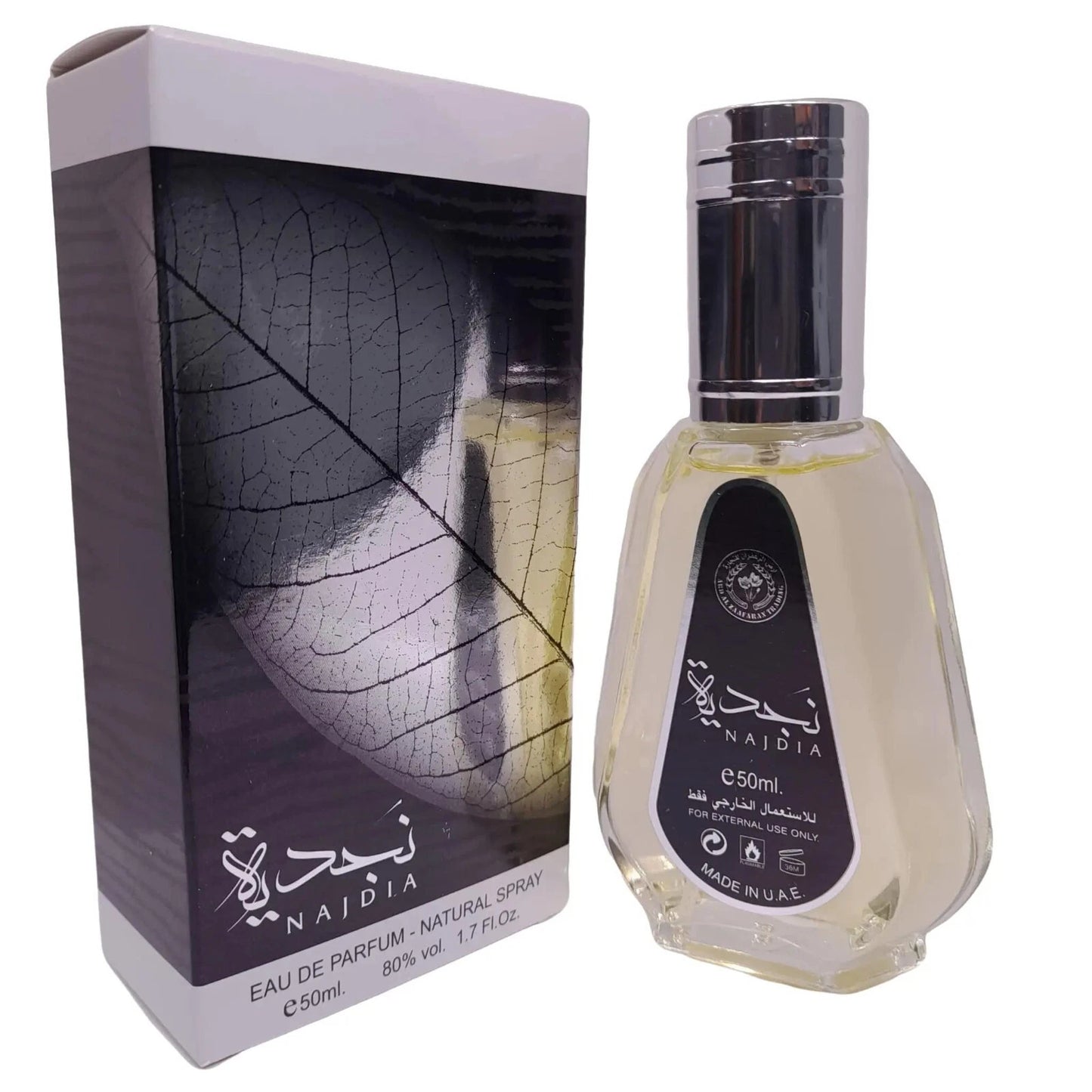 NAJDIA E D PARFUM NATURAL SPRAY 50ML Arabian Fragrance ORIGINAL