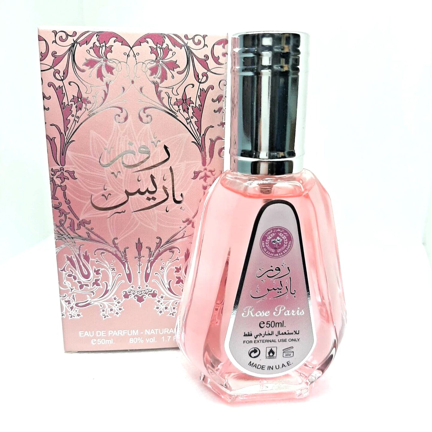 ROSE PARIS Eau De Parfum 50ml Natural Spray Ard Al Zaafaran