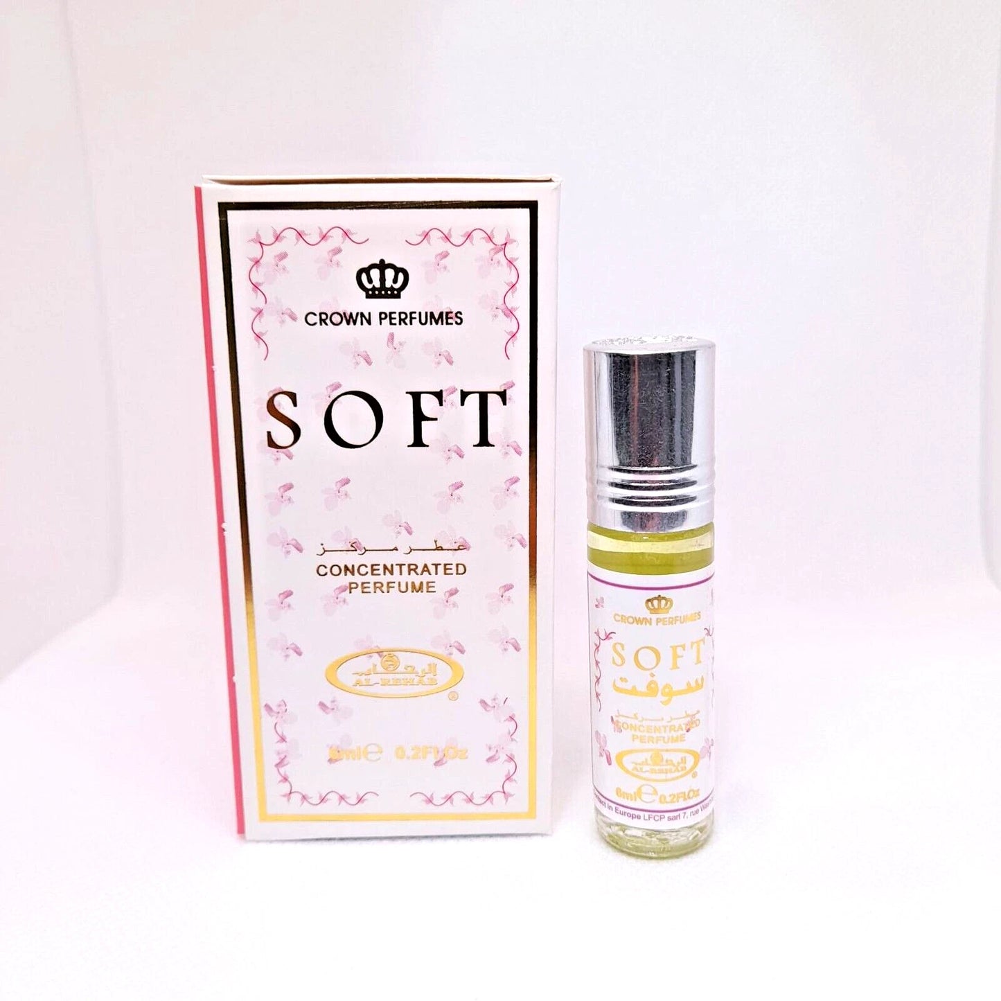 SOFT Concentrated 6ml Roll On Perfume Oil Arabian Fragrance ORIGINAL HALAL
