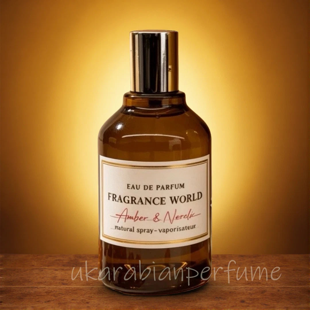 Fragrance World AMBER & NEROLI Eau De Parfum 80ml Natural Spray UAE Made