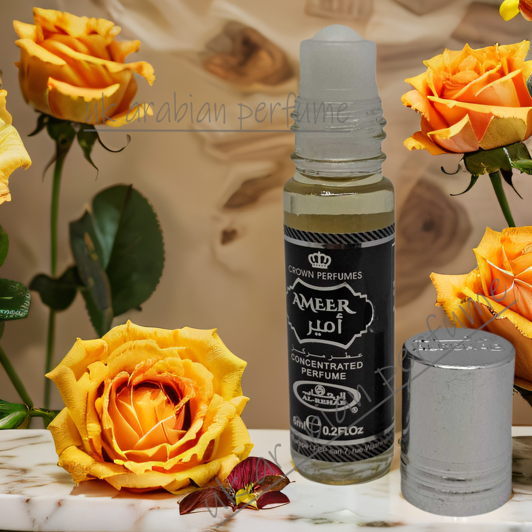 Al Rehab AMEER Concentrated Perfume Oil 6ml ALCOHOL FREE HALAL