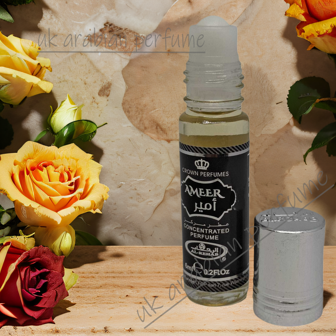 Al Rehab AMEER Concentrated Perfume Oil 6ml ALCOHOL FREE HALAL