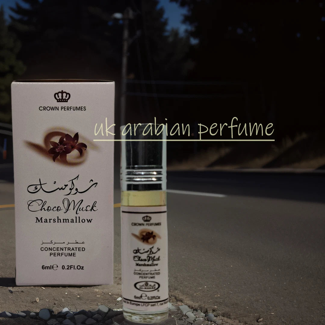 Crown Perfumes CHOCO MUSK Marshmallow Concentrated Perfume Roll On 6ml UAE