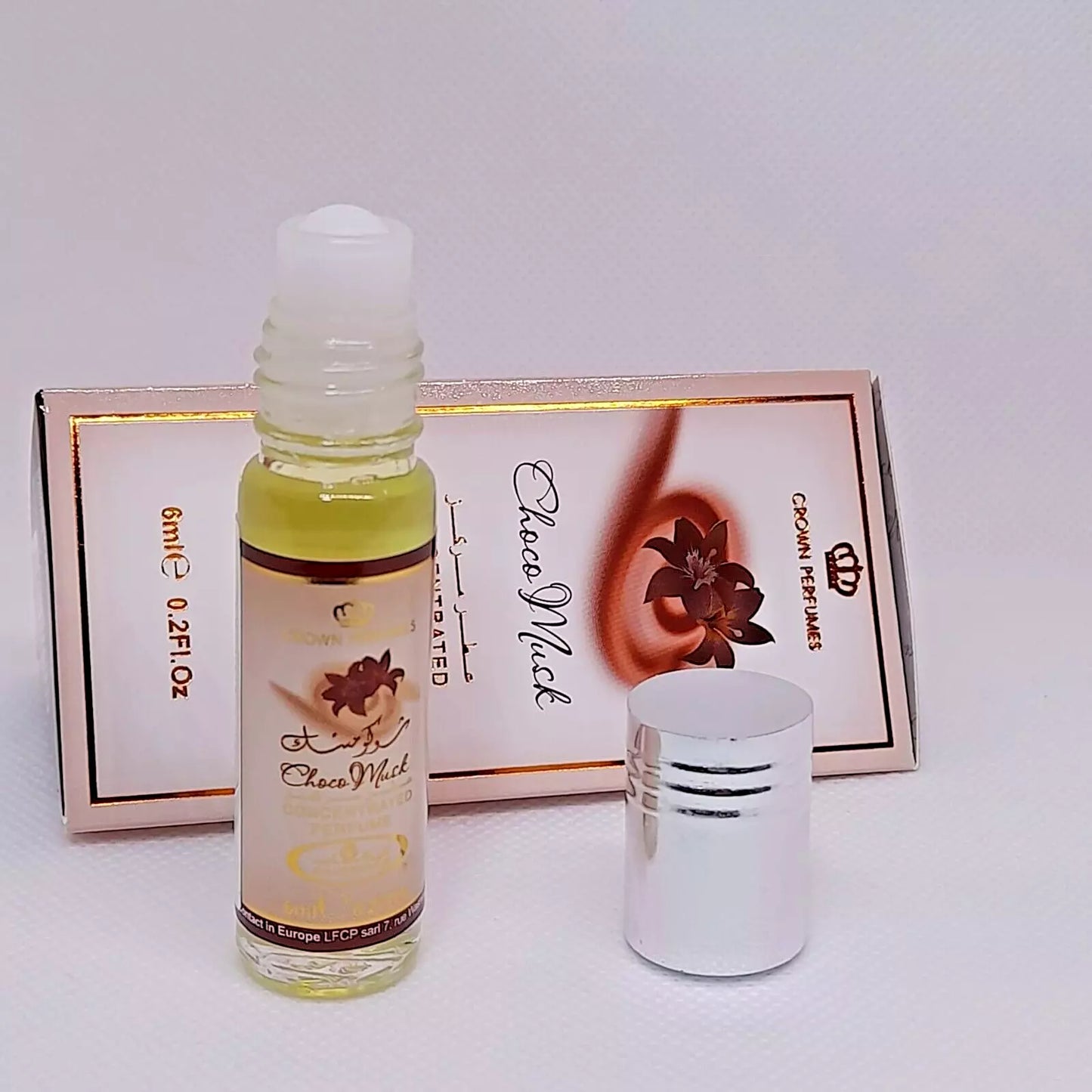 CHOCO MUSK Concentrated 6ml Roll On Perfume Oil Unisex Arabian Fragrance