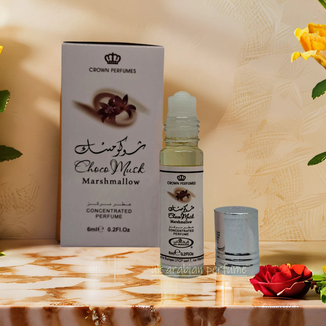 Crown Perfumes CHOCO MUSK Marshmallow Concentrated Perfume Roll On 6ml UAE
