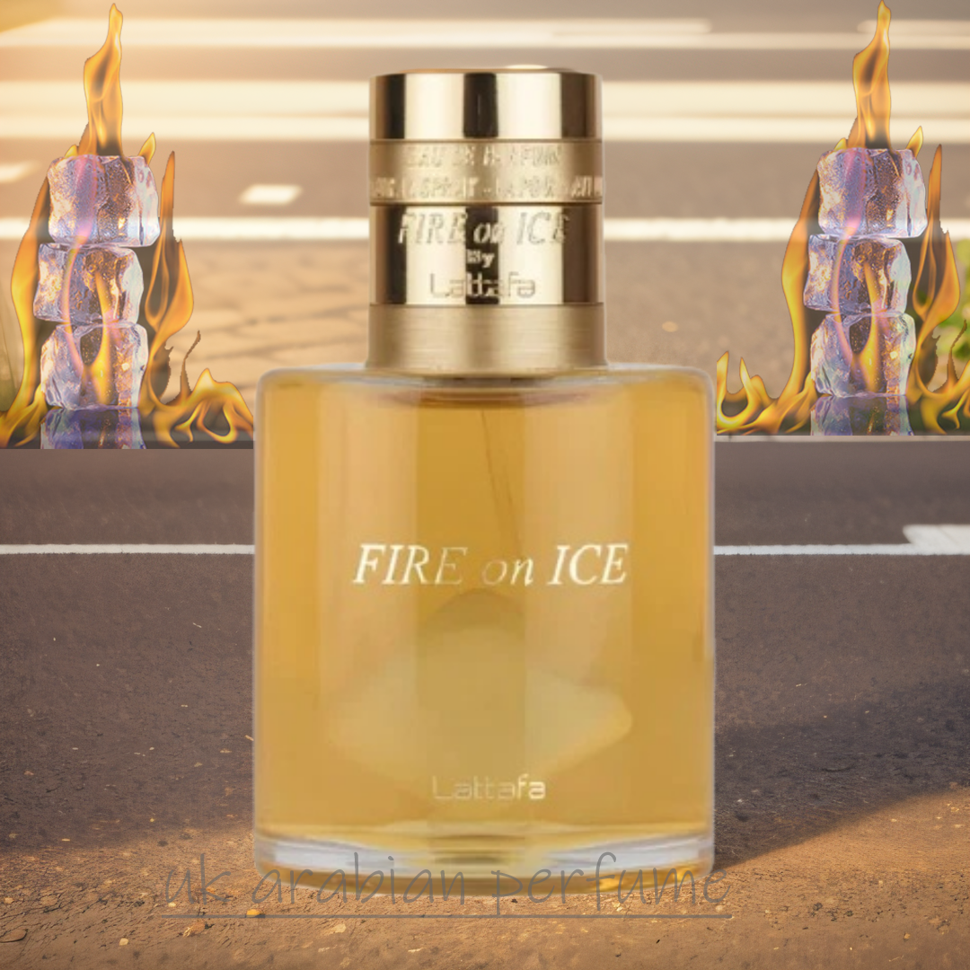 Lattafa FIRE ON ICE Eau De Parfum Natural Spray 110ml NEW ARRIVAL by LATTAFA