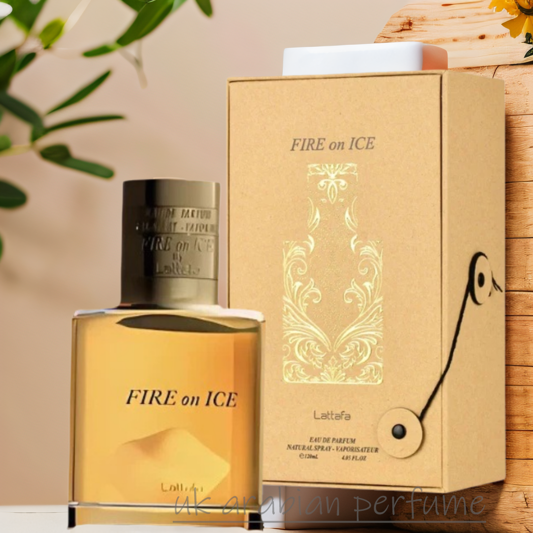 Lattafa FIRE ON ICE Eau De Parfum Natural Spray 110ml NEW ARRIVAL by LATTAFA