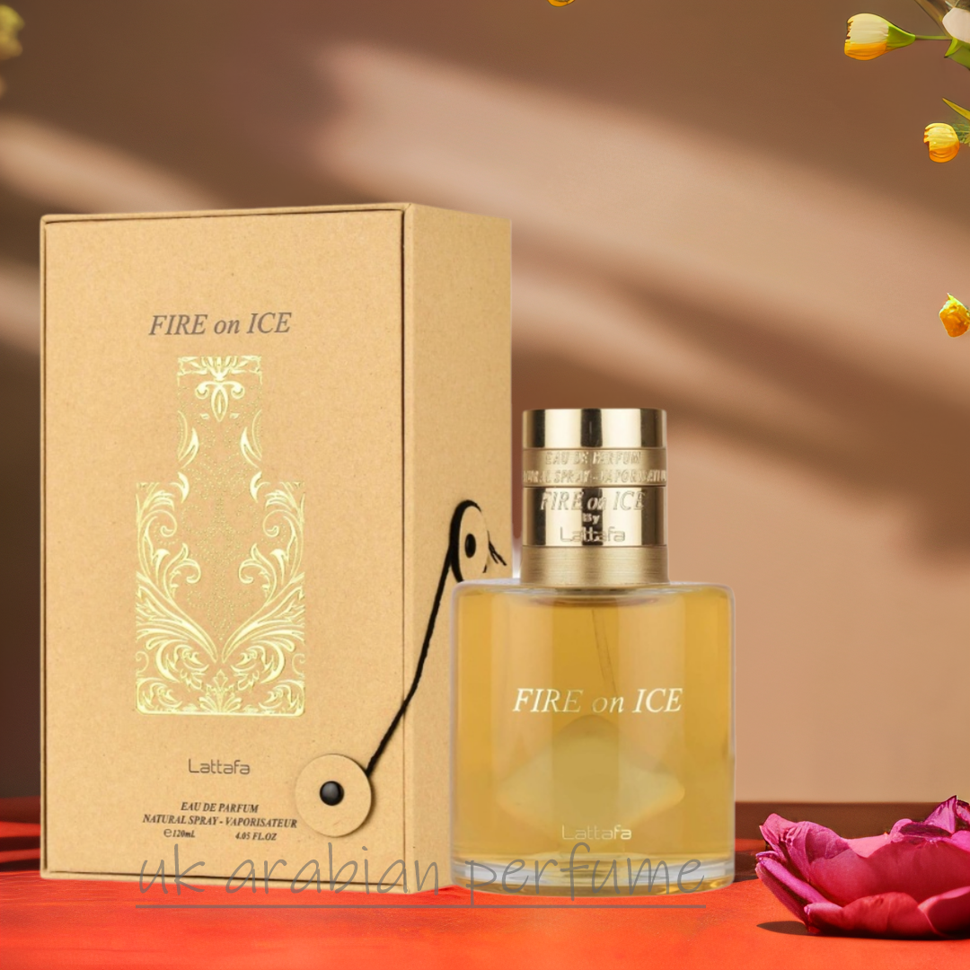 Lattafa FIRE ON ICE Eau De Parfum Natural Spray 110ml NEW ARRIVAL by LATTAFA