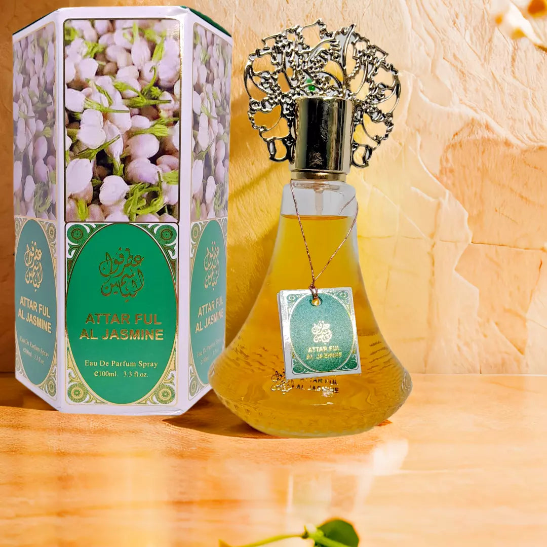 Saffron London ATTAR FUL AL JASMINE Eau De Parfum Natural Spray 100ml UNISEX