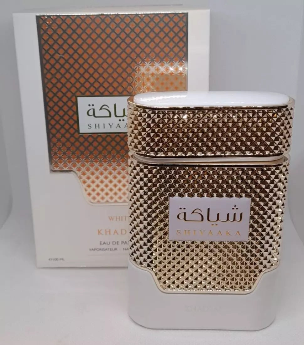 Khadlaj SHIYAAKA WHITE Eau De Parfum Natural Spray 100ml Women Scent