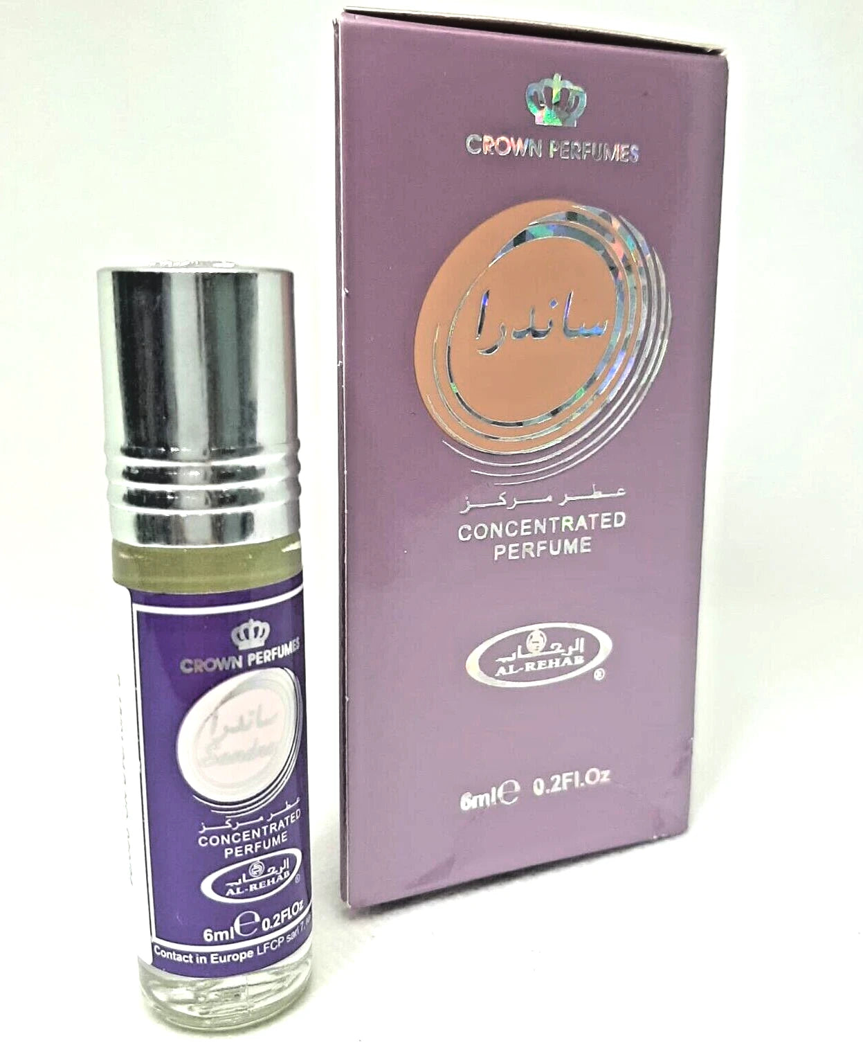 SANDRA Concentrated Oil Perfume 6ml Halal Alcohol Free ORIGINAL