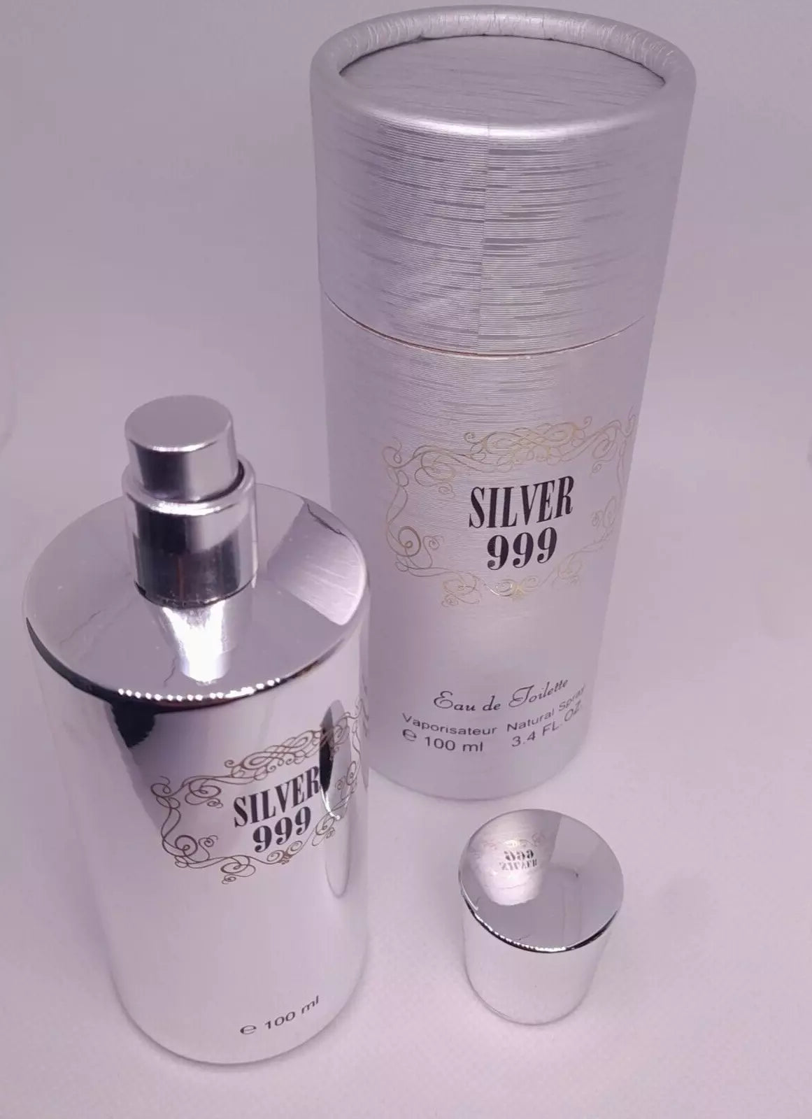 Saffron Collection London silver 999 Eau De Toilette Natural Spray 100ml