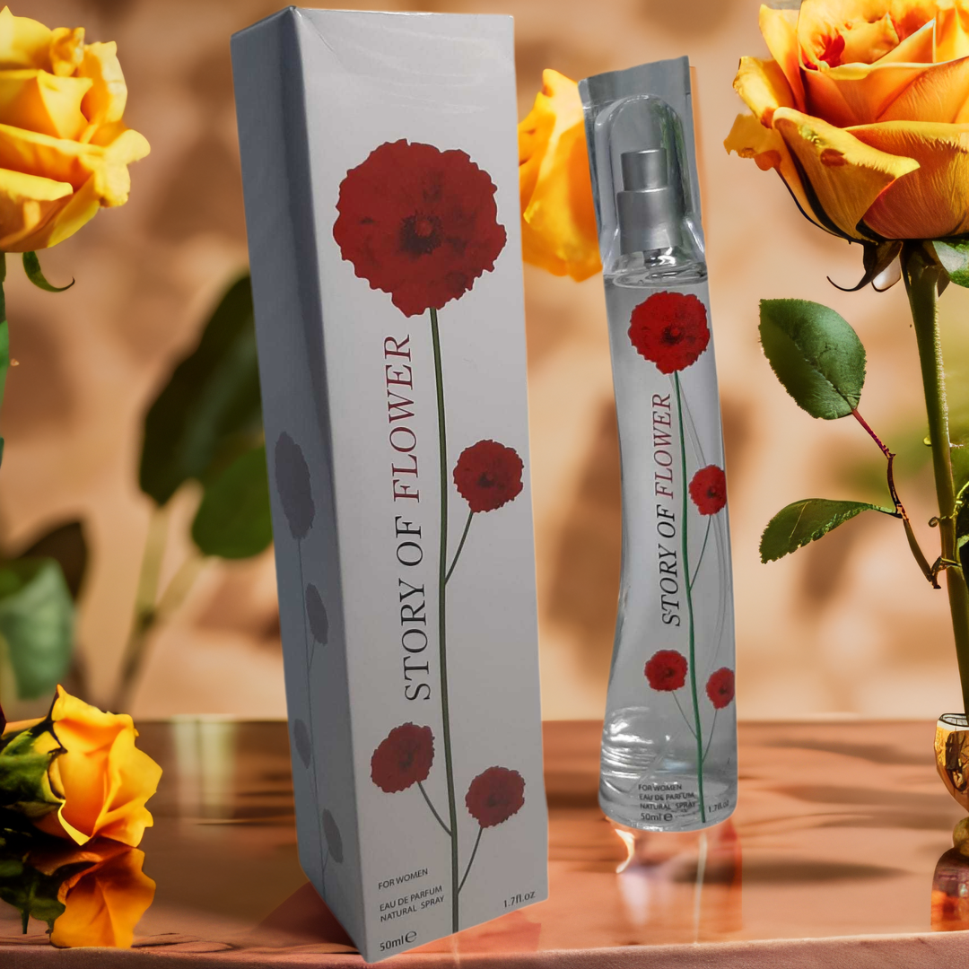 PACK OF 3 STORY OF FLOWERS EAU DE PARFUM 50ML WOMEN FINE PERFUMERY