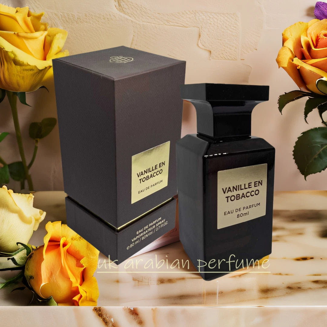 Fragrance World VANILLE EN TOBACCO Eau De Parfum Natural Spray 80ml