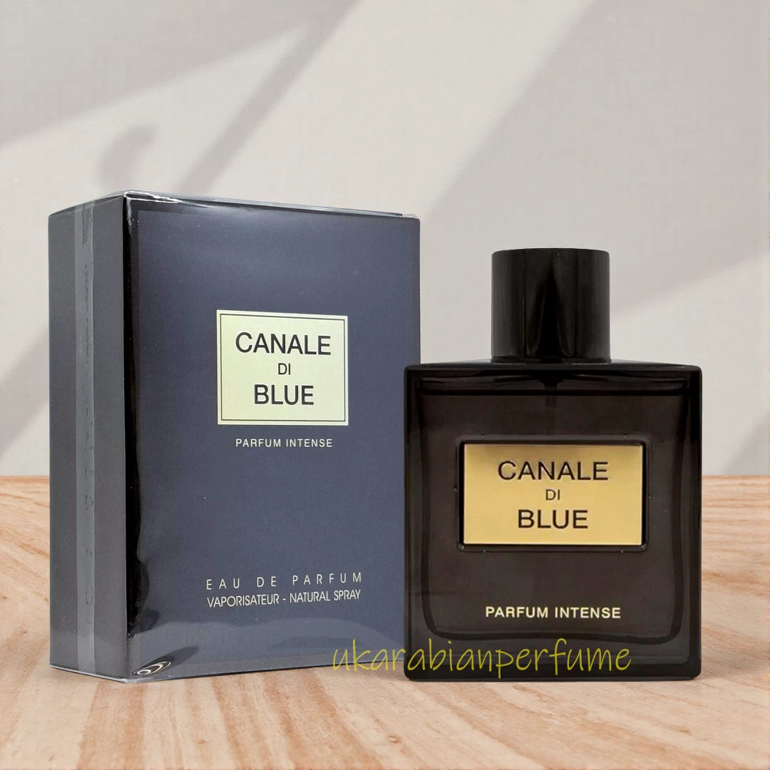 Fragrance World CANALE DI BLUE Eau De Parfum 100ml Natural Spray INTENSE PARFUM