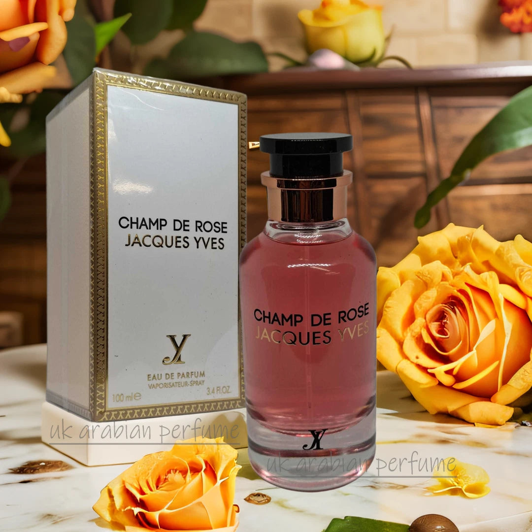 Fragrance World CHAMP DE ROSE Jacques Yves Eau De Parfum 100ml Women Scent
