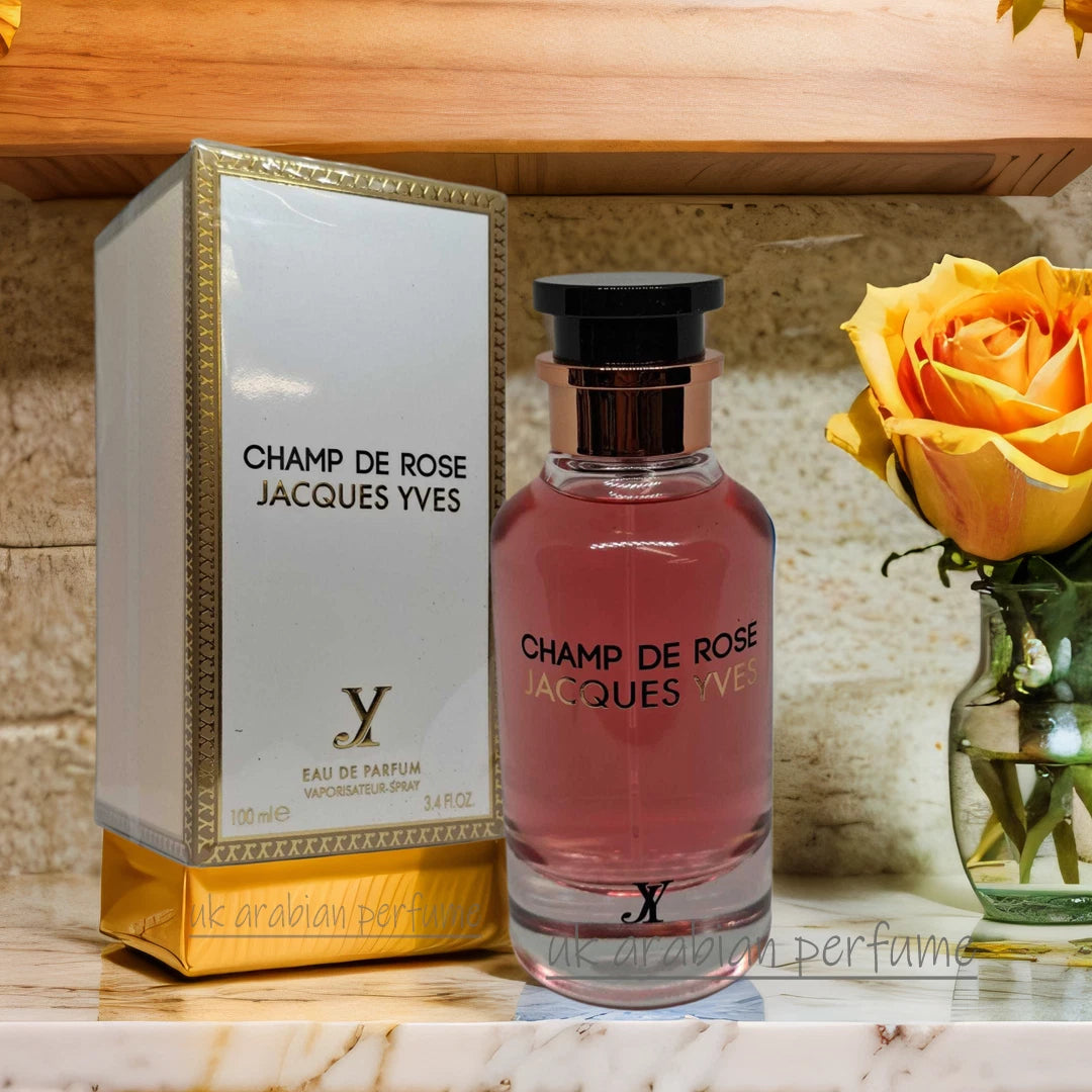 Fragrance World CHAMP DE ROSE Jacques Yves Eau De Parfum 100ml Women Scent