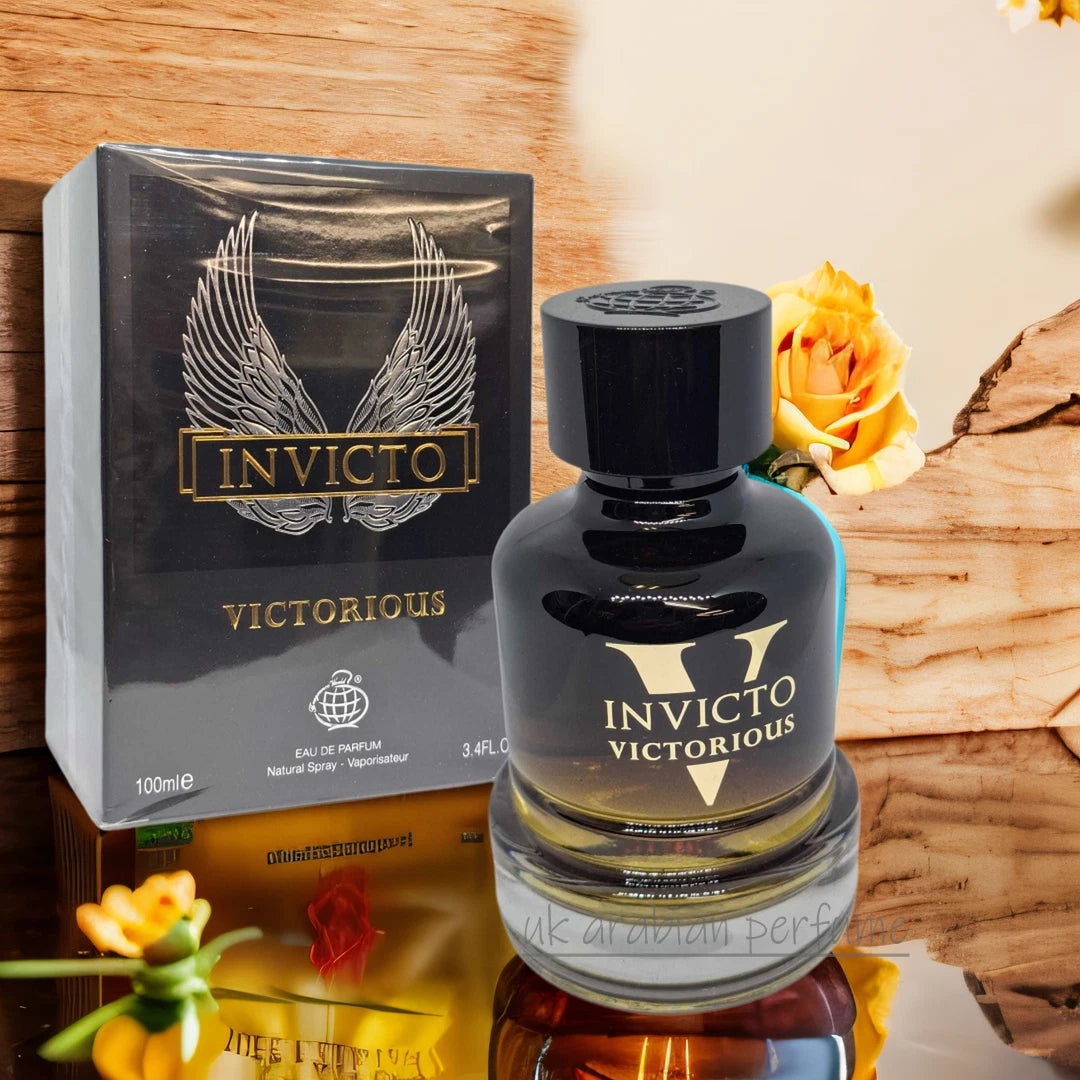 Fragrance World INVICTO VICTORIOUS Eau De Parfum 100ml Natural Spray Men Scent