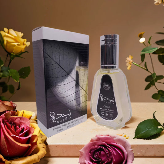 NAJDIA E D PARFUM NATURAL SPRAY 50ML Arabian Fragrance ORIGINAL