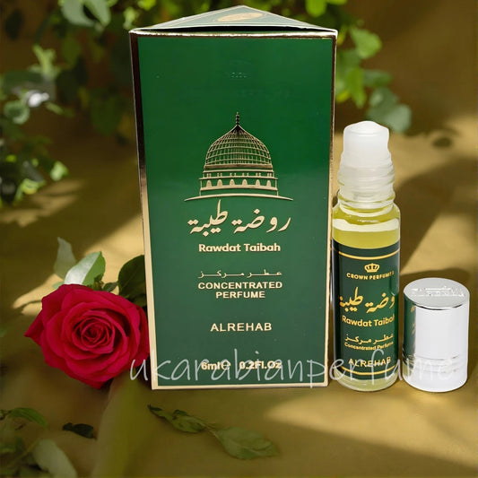 RAWDAT TAIBAH Oil Perfume 6ML Roll On by AL REHAB Crown Perfumes HALAL ATTAR