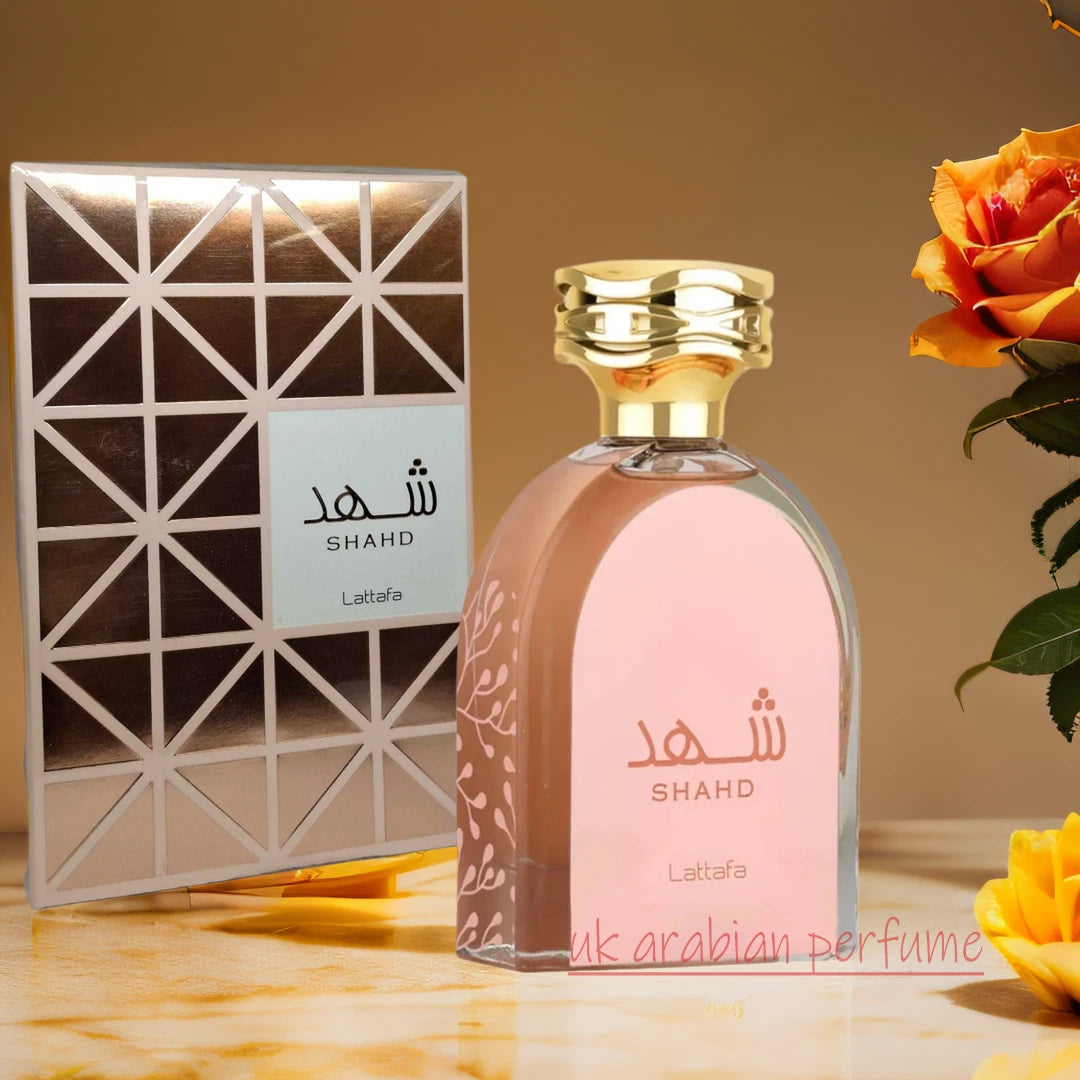 Lattafa SHAHD Eau De Parfum 100ml Natural Spray For Women