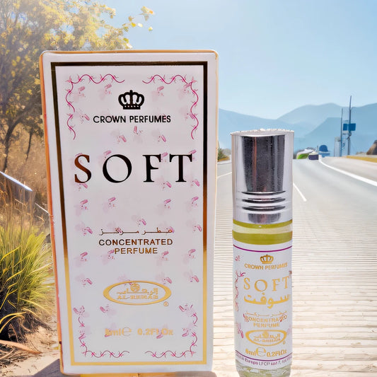 SOFT Concentrated 6ml Roll On Perfume Oil Arabian Fragrance ORIGINAL HALAL
