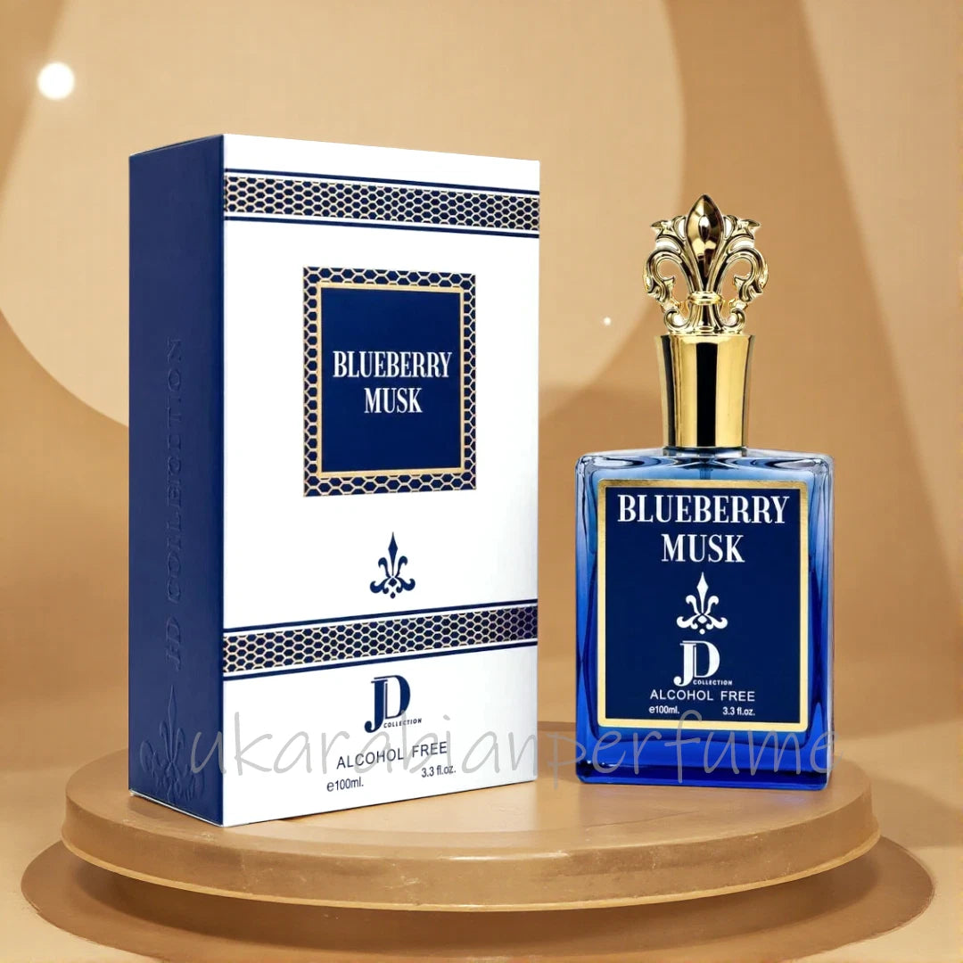 BULEBERRY MUSK 100ML NATURAL SPRAY ALCOHOL FREE BY JD COLLECTION Arabian Scent