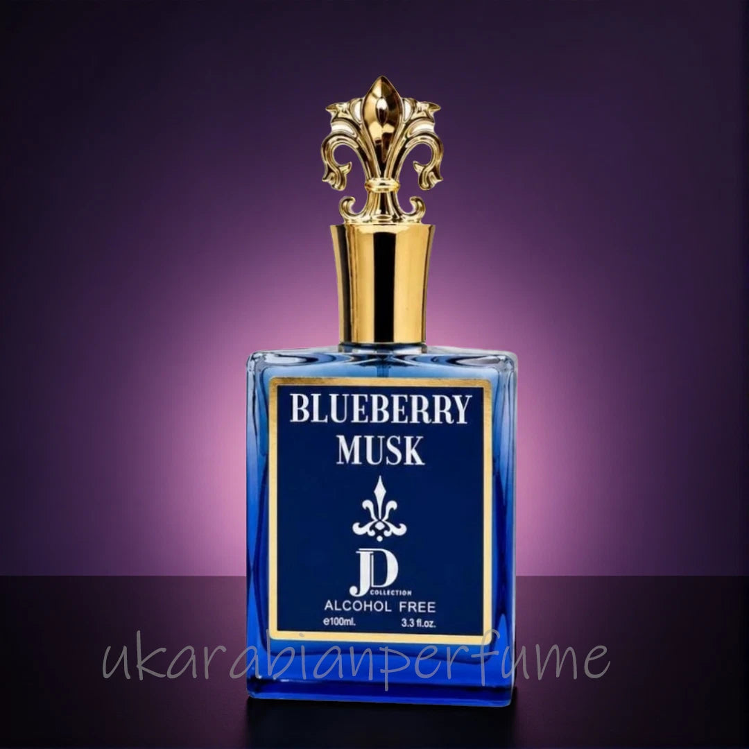 BULEBERRY MUSK 100ML NATURAL SPRAY ALCOHOL FREE BY JD COLLECTION Arabian Scent
