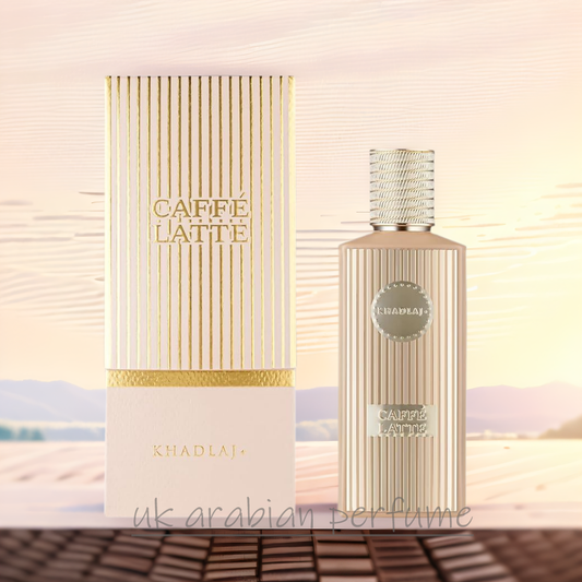 KHADLAJ CAFFE LATTE Extrait De Parfum Natural Spray 100ml Unisex Scent Original