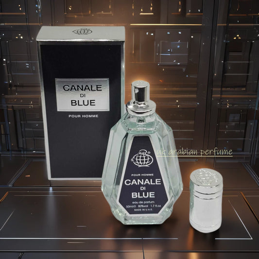 Fragrance World CANALI DI BLUE Pour Homme Eau De Parfum Natural Spray 50ml