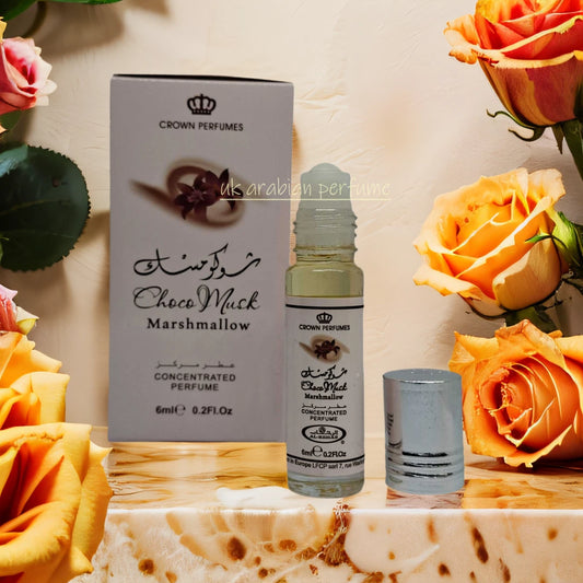 Crown Perfumes CHOCO MUSK Marshmallow Concentrated Perfume Roll On 6ml UAE