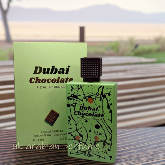 DUBAI CHOCOLATE Pistachio Kunafa Eau De Parfum Natural Spray 100ml