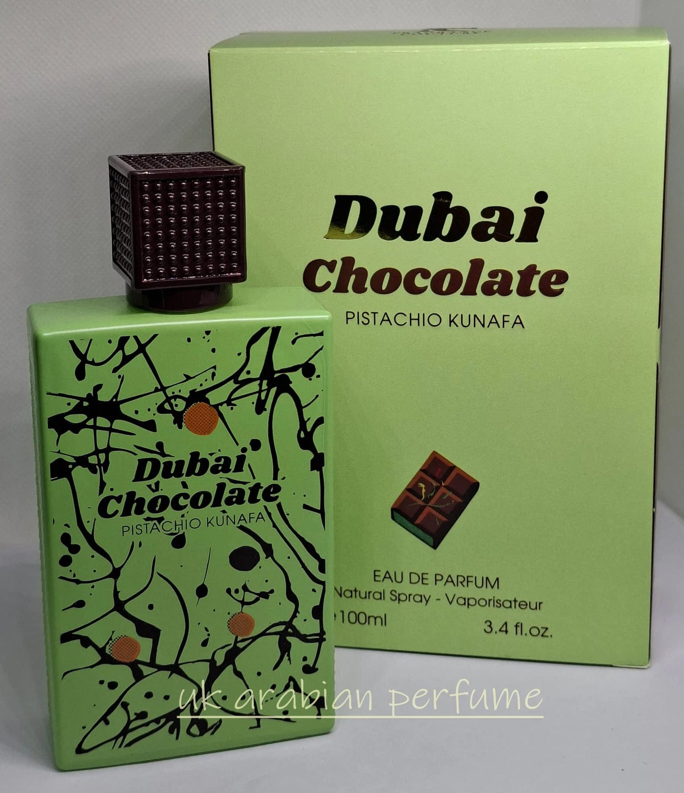 DUBAI CHOCOLATE Pistachio Kunafa Eau De Parfum Natural Spray 100ml