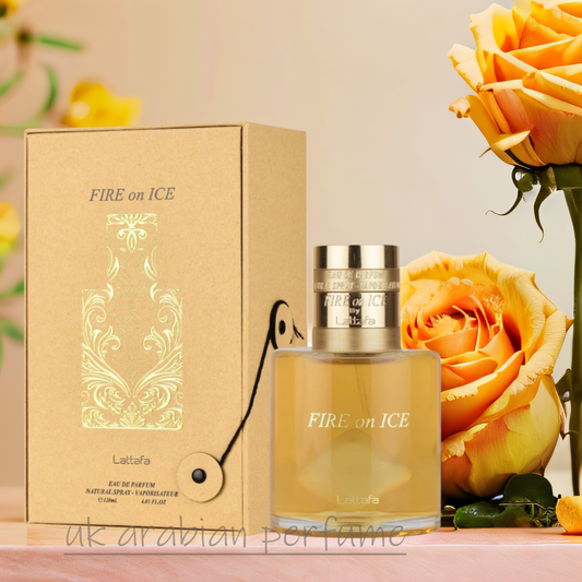 Lattafa FIRE ON ICE Eau De Parfum Natural Spray 110ml NEW ARRIVAL by LATTAFA