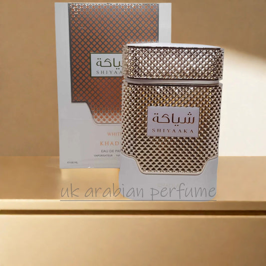 Khadlaj SHIYAAKA WHITE Eau De Parfum Natural Spray 100ml Women Scent