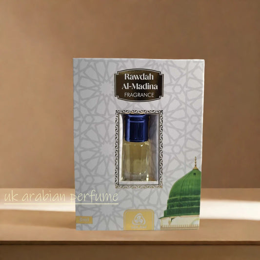 Rawdah Al Madina Fragrance 3ml Roll On Perfume Oil, Alcohol Free