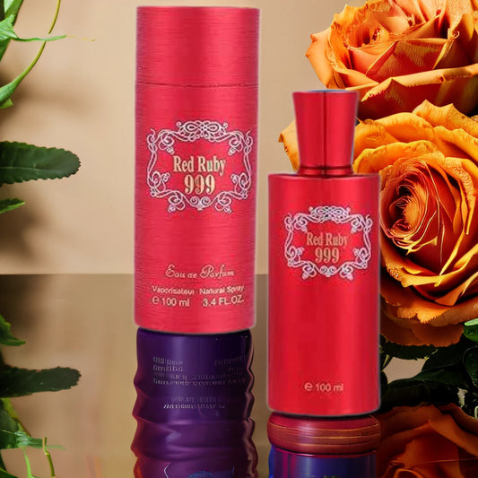 Saffron Collection London Red Ruby 999 Eau De Toilette Natural Spray 100ml