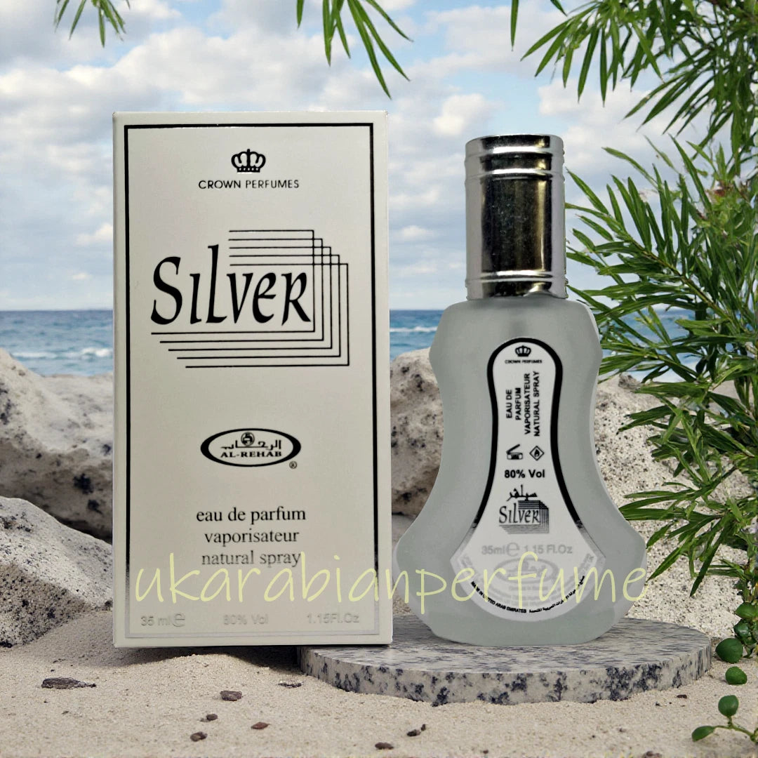 Crown Perfumes SILVER By Al Rehab ORIGINAL UAE