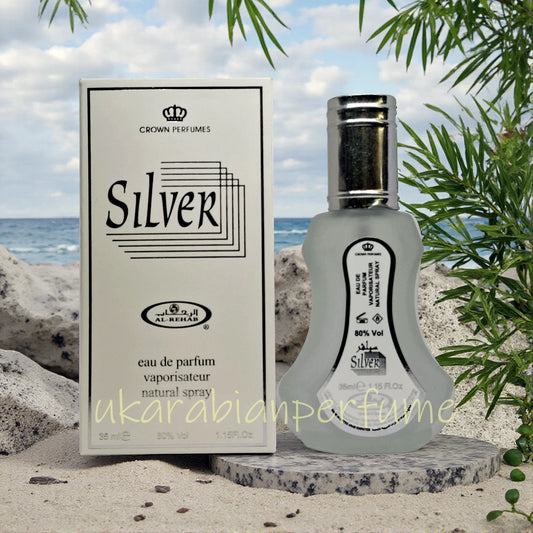 Crown Perfumes SILVER By Al Rehab ORIGINAL UAE